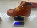 RED WING红翼875 工装靴6寸马丁靴E楦油鞣皮牛皮手工方头男大黄靴新年红品 褐色 9.5 (美码E头) 实拍图