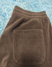马登工装雪尼尔垂感聪明裤美式巴恩风直筒休闲裤仿灯芯绒束脚长裤子男 浅咖啡 2XL 实拍图