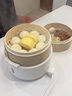 Annie's Way德国电蒸锅家用多功能蒸煮一体锅天然竹笼蒸锅可定时早餐机  大号三层智能预约款（适合5-8人） 实拍图