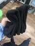 团团库袜子男长筒加绒加厚冬季保暖纯色外穿睡觉居家防臭透气高帮袜子冬 黑色【三双装】 均码36-45【组合不备注颜色】 实拍图
