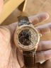 上海（SHANGHAI）手表礼物 国民系列镂空镶钻中性男士自动机械男表 SH5002R 玫金 实拍图