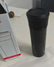 膳魔师（THERMOS）保冷保温杯470ml高真空不锈钢户外运动旅行带茶漏水杯CMK-501 BKP 实拍图