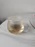 美斯尼 茶杯玻璃茶水分离杯茶具花茶杯加厚耐热玻璃水杯居家办公泡茶杯 小蜜蜂（大号）460毫升 实拍图