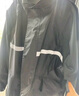 乐优佰易 雨衣成人 L 雨衣成人防暴雨 连体雨披 反光防雨服 巡逻保安黑色 实拍图