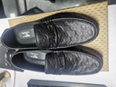 七匹狼男鞋冬季新款豆豆鞋男休闲皮鞋子男男士商务休闲鞋一脚蹬男鞋牛皮 黑色【畅销款】 41 【标准皮鞋码=运动鞋码42】 实拍图
