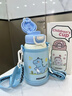 HOOMEY儿童保温杯陶瓷内胆杯子可爱幼儿园女学生吸管水杯双饮 实拍图
