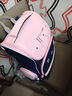 得力（deli）得力小学生书包男女孩英伦风超轻大容量减负背包BB162升级款 粉色 实拍图
