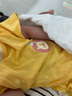 舒贝怡2件装婴儿衣服夏季薄款新生儿连体衣短袖哈衣儿童爬服黄色59CM 实拍图