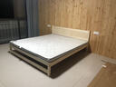 零树实木床双人床简易床1.5m*2m床+10cm椰棕床垫 包安装 JYA-04(套装) 实拍图