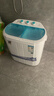 小鸭2.5公斤半全自动双桶迷你洗衣机 母婴儿童小洗衣机 出租房家用洗衣机小型波轮洗脱一体 2.5kg洗涤+2kg甩干 实拍图