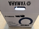 雅马哈雅马哈摩托车电动车头盔3C认证男女四季轻便安全帽四分之三盔春夏 白色（贴面版型） XXL 实拍图