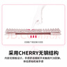 CHERRY樱桃 MX3.0S机械键盘 游戏键盘 电竞键盘 办公电脑键盘 有线全尺寸 铝合金外壳 无钢结构 白色茶轴 实拍图