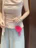 匠心手工坊珍珠爱心毛绒包包挂件高档生日礼物送女生送女友生日礼物 实拍图