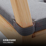 宜家（IKEA）JUSTINA贾斯迪纳椅垫简约舒适家用椅子坐垫办公室久坐 灰色椅垫*2 实拍图