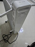 美的（Midea）【白玉】取暖器/电暖器/电暖气家用/烤火炉/13片大面积/电热油汀/油酊/电热器/电热取暖器HYX22N 实拍图
