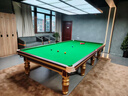 猎钢狼 斯诺克台球桌钢库木库商用标准型英式斯诺克桌球台室内商用球台 10尺 【木库】6腿3.21*1.7高配 实拍图