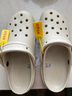 【95成新】卡骆驰（crocs）女鞋厚底云朵洞洞鞋户外休闲时尚一脚蹬沙滩鞋 206750-2Y2 37-38 实拍图