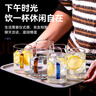 舒齐耐高温玻璃带防烫把透明泡茶咖啡杯子马克杯混色六色杯套装 实拍图