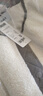 森马（Semir）马甲女冬季摇粒绒拼接圆领上衣简约休闲女士时尚潮流个性外套 灰白10812 XL 实拍图