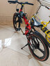 永久（FOREVER）儿童自行车6-10-12-15岁青少年折叠越野山地车学生单车男女脚踏车 路虎红色一体轮变速 22寸适合身高145-160cm 实拍图