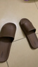 远港男士凉拖鞋EVA防臭2025新款无异味浴室洗澡室内防滑家居大码四季 深棕色 44-45 (标准码) 实拍图