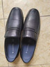 蜘蛛王男鞋加绒商务正装棉皮鞋套脚真皮爸爸鞋防滑中老年鞋子男22385 黑色-真皮单鞋 40 实拍图