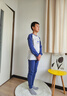 浪莎（LangSha）儿童保暖内衣套装男童女童纯棉青少年秋衣秋裤秋冬季宝宝睡衣家居 小帆船 160 建议身高145-155cm 实拍图