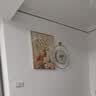 墨派 轻奢餐厅装饰画现代简约带钟表组合挂画饭厅背景墙壁画客厅挂画 幸福吉象 60*80cm晶瓷+直径60cm钟表 实拍图