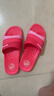 回力韩版凉拖鞋拼接情侣款浴室居家用时尚软底拖鞋HL333361桃红色36码 实拍图