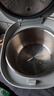 美的（Midea）电饭煲 0涂层电饭锅4升 316L不锈钢内胆3-4人家用多功能无涂层微压智能预约MB-RE476S 实拍图