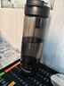 父亲节礼物磁吸茶水分离杯便携水杯男生2025年新款磁弹泡茶杯 时尚黑800ml送防烫杯套+ 实拍图