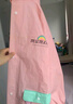 牧萌儿童雨衣带书包位男童女童女孩加长全身学生雨披 粉美人鱼 2XL 实拍图
