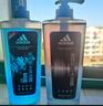 阿迪达斯 （adidas）男士沐浴露洗发洁面三效合一热情600ml 薄荷香体游泳除氯持久留香 实拍图