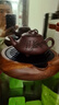 千寿堂宜兴原矿紫砂壶紫泥手工茶具包装泡茶器 竹影石瓢250ML礼盒装 实拍图
