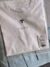 拇指白小T【李小冉】二代长袖t恤男升级三防2025秋冬纯棉打底衫男白T白小丅 三防长T男款 白色 L 实拍图