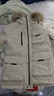 京东京造【进口极寒95鹅绒服】羽绒服男外套女冬季新款中长款 燕麦卡 S 实拍图