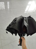 108骨雨伞自动男女折叠加大太阳伞晴雨两用伞防晒防紫外线遮阳伞 全自动【60根双龙骨晴雨伞】黑色 实拍图