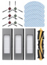 万创 适配科沃斯扫地机器人配件T9 T8power N8Pro 滤芯滚刷边刷集尘盒免洗一次性拖布抹布滤网 【T9MAX/POWER】专用组合装（水洗抹布款） 实拍图