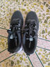 特步（XTEP）运动鞋男秋冬新款网面透气休闲鞋子男款轻便软底缓震正品跑步鞋男 黑白-经典减震7代S 41 实拍图