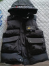 酷萌晨晨儿童马甲男童外套棉服中大童秋冬装8新款坎肩宝宝3-14岁童装男背心外套男孩加厚保暖学生马夹 黑色 大口袋马甲 140 实拍图