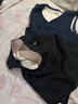 莫代尔羊毛保暖背心男冬新款徳绒发热无痕内衣加绒加厚秋衣内胆打底坎肩 100%羊毛填充全护款：2件：黑色+藏青 2XL (125-145斤) 实拍图