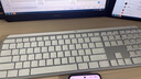 罗技（Logitech）无线键盘MX Keys S蓝牙键盘Keys升级版 高端办公键盘无线键鼠套装 全尺寸家用充电背光 宏自定义 MX Keys S白色（Keys升级版） 实拍图