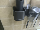 一卫牙刷置物架壁挂式牙刷架免打孔卫生间置物架浴室漱口杯架洗漱用品 枪灰丨四人牙刷架+4杯 实拍图