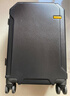 欧遥行李箱男铝框密码拉杆箱子韩版潮流大容量可登机女旅行皮箱次日达 黑色【黑框款-升级带充电口】 22英寸 -短途箱-商务出差短期旅游 实拍图