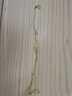 周六福（ZLF）  黄金手链女手链心连心金手链婚嫁黄金饰品 计价 16+3cm尾链 - 3.04g 足金 实拍图