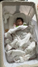 ANGI BABY新生儿婴儿床带尿布台可拼接大床宝宝摇摇床可移动多功能哄睡神器 云雾米 尿布台+椰棕棕垫+礼包 实拍图