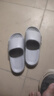 稻草人拖鞋男女居家用洗澡厚底浴室内可外穿情侣静音中国红凉拖 灰40-41 实拍图
