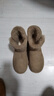 京东京造【中筒经典】雪地靴女冬季羊皮毛一体保暖防寒短靴羚羊棕38 实拍图