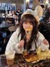 芸荨外套女2026新款冬蓝色貂绒环保皮草大衣超流行宽松减龄显瘦毛毛外 蓝色 S (建议80-110斤) 实拍图