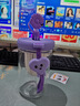 3D挂件高颜值冷萃玻璃杯茶水分离吸管杯子可爱萌趣水果杯便携手提 紫色 实拍图